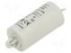 Kondenzátor  pre motory, pracovný  3,5uF  400VAC  Ø28x55mm  ±5%