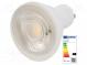 LED lampa  teplá biela  GU10  230VAC  230lm  P  3,2W  2700K