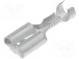 Faston  plochý  6,3mm  0,8mm  samica  0,8÷2mm2  krimpovacie  priamy