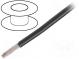 Vodič  HookUp Wire PVC  lanko  Cu  26AWG  čierna  PVC  300V  30,5m