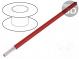 Vodič  HookUp Wire PVC  lanko  Cu  26AWG  červená  PVC  300V  305m