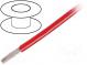 Vodič  HookUp Wire PVC  lanko  Cu  26AWG  červená  PVC  300V  30,5m