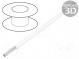Vodič  HookUp Wire PVC  lanko  Cu  26AWG  biela  PVC  300V  30,5m