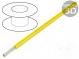 Vodič  HookUp Wire PVC  lanko  Cu  26AWG  žltá  PVC  300V  305m