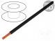 Vodič  HookUp Wire PVC  lanko  Cu  28AWG  čierna  PVC  300V  30,5m