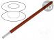 Vodič  HookUp Wire PVC  lanko  Cu  28AWG  hnedá  PVC  300V  30,5m