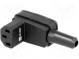 Konektor  napájacie AC  zástrčka  zásuvka  10A  250VAC  IEC 60320