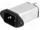 Konektor  napájacie AC  zásuvka  vidlica  6A  250VAC  IEC 60320