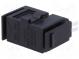 Komora poistky  IEC 60320  poistka x2,Fingergrip  5x20mm