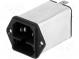 Konektor  napájacie AC  zásuvka  vidlica  1A  250VAC  IEC 60320