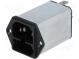 Konektor  napájacie AC  zásuvka  vidlica  2A  250VAC  IEC 60320