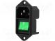 Konektor  napájacie AC  zásuvka  vidlica  10A  250VAC  IEC 60320