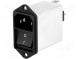 Konektor  napájacie AC  zásuvka  vidlica  6A  250VAC  IEC 60320