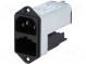 Konektor  napájacie AC  zásuvka  vidlica  6A  250VAC  IEC 60320