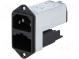 Konektor  napájacie AC  zásuvka  vidlica  10A  250VAC  IEC 60320