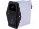Konektor  napájacie AC  zásuvka  vidlica  10A  250VAC  IEC 60320