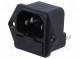 Konektor  napájacie AC  zásuvka  vidlica  10A  250VAC  IEC 60320