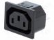 Konektor  napájacie AC  zásuvka  zásuvka  10A  250VAC  IEC 60320