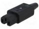 Konektor  napájacie AC  zástrčka  zásuvka  10A  250VAC  IEC 60320