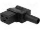 Konektor  napájacie AC  zástrčka  zásuvka  16A  250VAC  IEC 60320