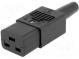 Konektor  napájacie AC  zástrčka  zásuvka  16A  250VAC  IEC 60320