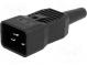 Konektor  napájacie AC  zástrčka  vidlica  16A  250VAC  IEC 60320