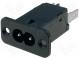 Konektor  napájacie AC  zásuvka  vidlica  2,5A  250VAC  IEC 60320