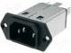 Konektor  napájacie AC  zásuvka  vidlica  3A  250VAC  IEC 60320
