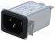 Konektor  napájacie AC  zásuvka  vidlica  1A  250VAC  IEC 60320