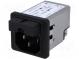 Konektor  napájacie AC  zásuvka  vidlica  1A  250VAC  IEC 60320
