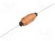 Tlmivka  drôtový  THT  1000uH  1A  550mΩ  Ø12,7x31,75mm  ±20%
