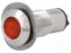 Kontrolka  LED  plochá  24VDC  Otv  Ø13mm  IP67  nehrdzavejúca oceľ