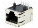 Zásuvka  RJ45  PIN  8  Usporiad.kol  8p8c  THT  na PCB