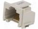 Zásuvka  RJ45  PIN  8  Kat  5  pozlátený  Usporiad.kol  8p8c  SMT