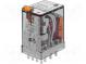 Relé  elektromagnetické  4PDT  Ucievky 24VAC  7A/250VAC  7A/30VDC