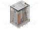 Relé  elektromagnetické  4PDT  Ucievky 230VAC  7A/250VAC  17kΩ