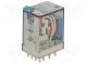 Relé  elektromagnetické  4PDT  Ucievky 24VDC  7A/250VAC  7A/30VDC