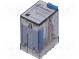Relé  elektromagnetické  4PDT  Ucievky 24VDC  7A/250VAC  7A/30VDC