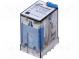 Relé  elektromagnetické  4PDT  Ucievky 24VDC  Ikontakt max 7A