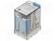 Relé  elektromagnetické  4PDT  Ucievky 48VDC  7A  max250VAC