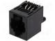 Zásuvka  RJ12  PIN  6  Usporiad.kol  6p6c  THT  priamy  16,51mm