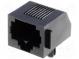 Zásuvka  RJ45  PIN  8  Kat  3  nízkoprofilové  Usporiad.kol  8p8c