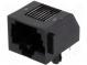 Zásuvka  RJ45  PIN  8  Usporiad.kol  8p8c  THT  na PCB