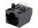 Zásuvka  RJ45  PIN  8  Usporiad.kol  8p8c  THT  na PCB