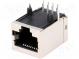 Zásuvka  RJ45  PIN  8  Usporiad.kol  8p8c  THT  na PCB