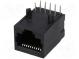 Zásuvka  RJ50  PIN 10  Kat 3  Usporiad.kol 10p10c  THT  na PCB