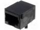 Zásuvka  RJ45  PIN  8  Kat  5e  nízkoprofilové  Usporiad.kol  8p8c