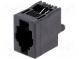 Zásuvka  RJ9  PIN  4  Usporiad.kol  4p4c  THT  priamy  16,51mm