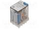 Relé  elektromagnetické  DPDT  Ucievky 24VDC  12A/250VAC  600Ω