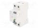 Istič RCD  Imen  25A  Irozd  30mA  Póly  1+N  230/400VAC  DIN  IP20